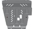 Защита картера и КПП SHERIFF для NISSAN Sentra 2014-1.6 АT/ NISSAN Tiida 2015-2018 1.6 АТ, универсальнай штамповка, AL 4 мм, с крепежом 2817 1