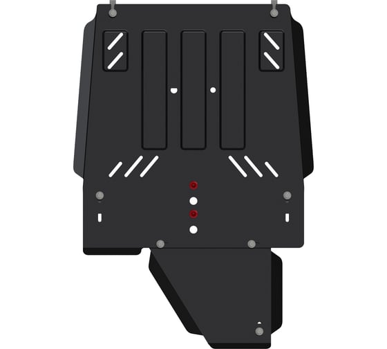 Защита КПП SHERIFF и РК для MITSUBISHI Pajero III 2000-2006 3.5 GDI, 2.5 TDI, 3.2 DI-D/ MITSUBISHI Pajero IV 2006-3.2 DI-D / 3.8 / 3.0, гнутая, сталь 2.5 мм креп 2236 1
