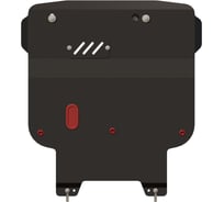 Защита картера и КПП SHERIFF для FIAT Freemont 2013-2016 2.4 АТ, гнутая, сталь 2.5 мм, с крепежом 2420