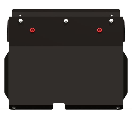 Защита картера и КПП SHERIFF для FAW V2 2012-2015 1.3 МТ, гнутая, сталь 2.0 мм, с крепежом 2382 1