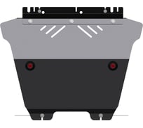 Защита картера и КПП SHERIFF для RENAULT Megane 2008-2016 1.6 MT/ RENAULT Scenic 2009-2016 1.6, гнутая, сталь 2.0 мм, с крепежом 2520