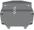 Защита картера и КПП SHERIFF для HONDA CR-V 2012-2015 2.0/ 2.4 АТ, гнутая, AL 4 мм, с крепежом 2392 1