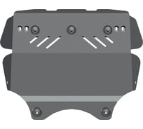Защита картера и КПП SHERIFF для VOLKSWAGEN Beetle 2011-2019 1.2TSI/ 1.4TSI/ VOLKSWAGEN Jetta 2011-2019 1.2TSI / 1.4TSI / 2.0TSI, гнутая, AL 5 мм, с крепежом 2587