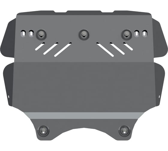 Защита картера и КПП SHERIFF для VOLKSWAGEN Beetle 2011-2019 1.2TSI/ 1.4TSI/ VOLKSWAGEN Jetta 2011-2019 1.2TSI / 1.4TSI / 2.0TSI, гнутая, AL 5 мм, с крепежом 2587 1