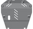 Защита картера и КПП SHERIFF для CHEVROLET Captiva 2011-2014 2.4 (167л.с.) АКПП 4wd/ OPEL Antara 2010-2014 2.4, гнутая, AL 5 мм, с крепежом 2628 1