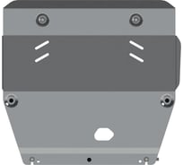 Защита картера и КПП SHERIFF для NISSAN X-Trail 2007-2014 2.0/ 2.0dCi/ 2.5 КПП:MCVT/ 6MT/ CVT/ AT, гнутая, AL 6 мм, с крепежом 3953