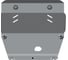 Защита картера и КПП SHERIFF для NISSAN X-Trail 2007-2014 2.0/ 2.0dCi/ 2.5 КПП:MCVT/ 6MT/ CVT/ AT, гнутая, AL 6 мм, с крепежом 3953 1