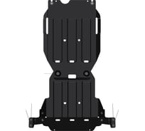 Защита КПП SHERIFF для ISUZU D-MAX 2012-2019 2.5 TD MT/ ISUZU D-MAX 2017-2020 1.9TD, универсальнай штамповка, сталь 2.5 мм, с крепежом 3159