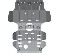 Защита картера SHERIFF для ISUZU D-MAX 2012-2019 2.5 TD MT/ ISUZU D-MAX 2017-2020 1.9TD, универсальнай штамповка, AL 4 мм, с крепежом 3158