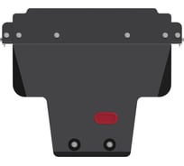 Защита картера SHERIFF для SUBARU XV 2011-2016 2.0 CVT, гнутая, сталь 2.0 мм, с крепежом 2476