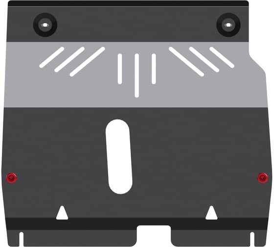 Защита картера двигателя и КПП SHERIFF сталь 2 мм для CHEVROLET Cobalt-2013 / 2014 / 2015 2482 1