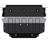 Защита картера двигателя и КПП SHERIFF сталь 2 мм для VOLKSWAGEN Touran-2010 / 2011 / 2012 / 2013 / 2014 / 2015 3343