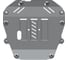 Защита картера и КПП SHERIFF для CHEVROLET Captiva 2014-2016 2.2TD AТ4wd/ / OPEL Antara 2014-2017 2.4 АТ 4wd, универсальнай штамповка, AL 4 мм, с крепежом Sh 3028 1