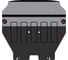 Защита картера и КПП SHERIFF для VOLKSWAGEN Caravelle 2015-2.0TDI MT, AT4WD/ VOLKSWAGEN Transporter T6 2015-1.9TDI, 2.0TDI, 2.0, универсальнай штамповка, сталь 2.0 мм 3596 1