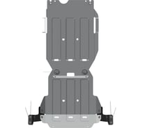 Защита КПП SHERIFF для ISUZU D-MAX 2012-2019 2.5 TD MT/ ISUZU D-MAX 2017-2020 1.9TD, универсальная штамповка, AL 4 мм, с крепежом 3160