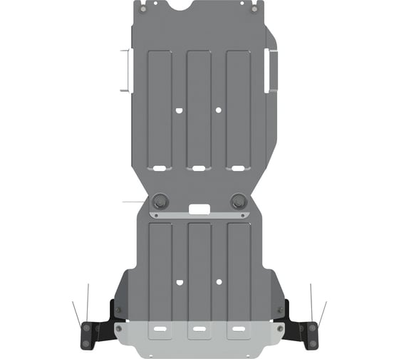 Защита КПП SHERIFF для ISUZU D-MAX 2012-2019 2.5 TD MT/ ISUZU D-MAX 2017-2020 1.9TD, универсальная штамповка, AL 4 мм, с крепежом 3160 1