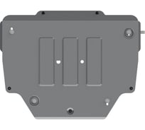 Защита картера и КПП SHERIFF для JAGUAR Jaguar E-Pace 2017-2.0 AT/ LAND ROVER Discovery Sport 2015-2.2 TD АТ 4wd, универсальная штамповка, AL 4 мм, с крепежом 298 2980