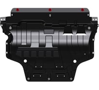 Защита картера SHERIFF и радиатора для SKODA Octavia A7 (RS) 2013-1.4 МТ/ 1.4 TSI МТ/ 1.6 MPI МТ/ 1.8 TSI МТ/ 1.8 TSI DSG/ VOLKSWAGEN Passat B8 2015-1.4/ 1.8TSI MT/D 3967