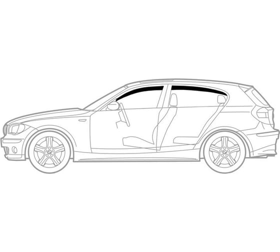 Дефлекторы окон 4 door CHEVROLET CAPTIVA 2006-2011/OPEL ANTARA Sim 2006-2011 NLD.SCHCAP0632