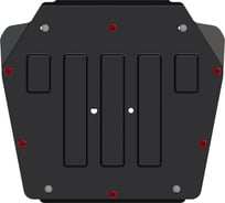 Защита картера двигателя и КПП SHERIFF сталь 2 мм, для VOLVO S60 (2000-2009)/для VOLVO S80 (1998-2006) 0475