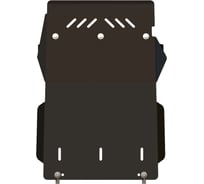 Защита картера SHERIFF для FORD Ranger 1998-2006 2.3/ 2.5TD/ MAZDA B 2500 1998-2006 2.2/ 2.5D/ 2.5TD/ MAZDA Proceed 1991-1999 2.2/ 2.5D/ 2.5TD, гнутая, сталь 2.5 0699