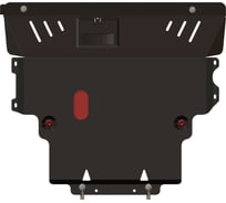 Защита картера и КПП SHERIFF для MAZDA 3 2003-2009 1.4/ 1.6/ MAZDA Axela 2003-2009 1.4/ 1.6, гнутая, сталь 2.0 мм, с крепежом 0545