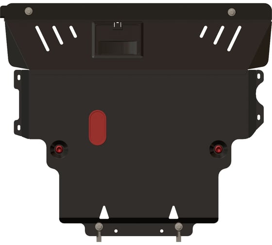 Защита картера и КПП SHERIFF для MAZDA 3 2003-2009 1.4/ 1.6/ MAZDA Axela 2003-2009 1.4/ 1.6, гнутая, сталь 2.0 мм, с крепежом 0545 1