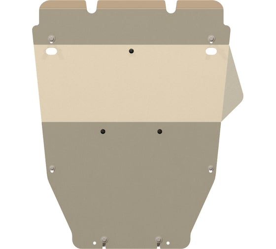 Защита картера SHERIFF для LEXUS GS300 2005-2013 3.0 4wd/ TOYOTA Mark X 2004-2009 4.3, гнутая, AL 5 мм, с крепежом 0839