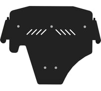 Защита картера SHERIFF для SUBARU Outback 2003-2008 2.0/ 2.5, гнутая, сталь 2.0 мм, с крепежом 0589