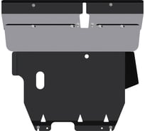 Защита картера и КПП SHERIFF для HAFEI Simbo HFJ7130 2006-2010 1.3/ MITSUBISHI Mirage Dingo 1998-2002 1.5, гнутая, сталь 2.0 мм, с крепежом 0 0596