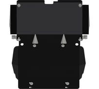 Защита картера SHERIFF для MITSUBISHI Cha/enger 1996-2008 3.0/ 2.5 TD/ MITSUBISHI Pajero Sport I (Montero Sport) 1998-2008 2.5TD/3.0, гнутая, сталь 2.0 мм крепеж 0573