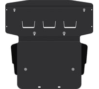 Защита картера SHERIFF для Mercedes-Benz E-Klasse 1995-2001 3.2 2WD, гнутая, сталь 2.5 мм, с крепежом 0618