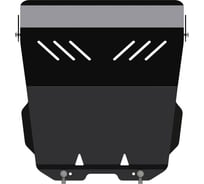 Защита картера SHERIFF для CHINA-AUTO Derways Aurora 2006-2008 2.4/ CHINA-AUTO Derways Shutle 2006-2007 2.4, гнутая, сталь 2.0 мм, с крепежом 09 0948