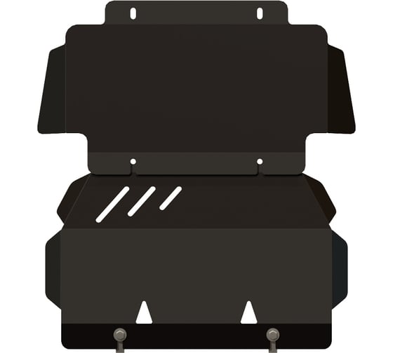 Защита картера SHERIFF для GREAT WA/ Wingle 2005-2012 2.2 бенз/ 2.8 Diz, гнутая, сталь 2.5 мм, с крепежом 1251 1