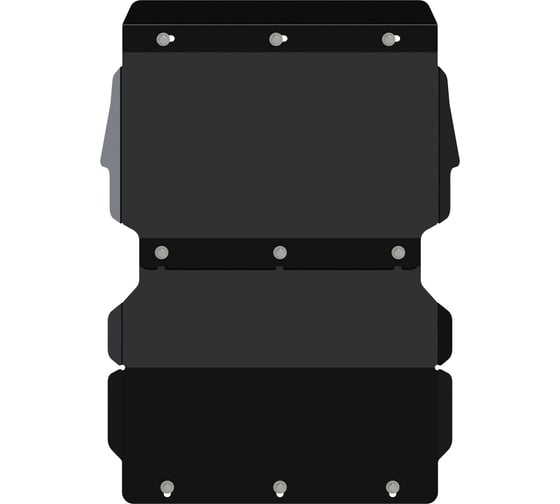 Защита картера двигателя и КПП SHERIFF сталь 2.5 мм, для FAW Landmark-2007/2008/2009/2010/2011 1240 1
