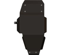 Защита картера SHERIFF для CHINA-AUTO Sokon Mini Truck 2011-1.3D МКПП, гнутая, сталь 2.5 мм, с крепежом 2119