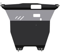 Защита картера двигателя и КПП SHERIFF алюминий 5 мм, для FORD Escape сборка г. Чунли (Тайвань)-2007/2008/2009/2010/2011/2012 1542