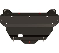 Защита картера SHERIFF для INFINITI QX 70 (FX 30/35/37/50) 2008-2017 3.0 TD/ 3.5/ 3.7/ 5.0, гнутая, сталь 2.5 мм, с крепежом 1510