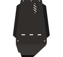 Защита АКПП и РК SHERIFF для TOYOTA Land Cruiser 100-для 0530 1998-2002 4.2D, гнутая, сталь 2.5 мм, с крепежом 0536