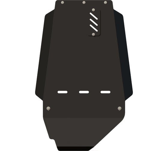Защита АКПП и РК SHERIFF для TOYOTA Land Cruiser 100-для 0530 1998-2002 4.2D, гнутая, сталь 2.5 мм, с крепежом 0536 1
