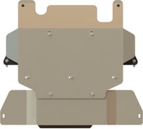 Защита КПП и РК SHERIFF для NISSAN Patrol /3 дв. 2000-2010 3.0 TD, гнутая, алюминий 5 мм, с крепежом 1126