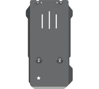 Защита КПП и РК SHERIFF для AUDI Q 7-для 1021 2006-2014 4.2 TDI, гнутая, алюминий 5 мм, с крепежом 1280