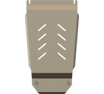 Защита КПП SHERIFF для ISUZU D-MAX 2012-2019 2.0TD MT/ ISUZU D-MAX 2017-2020 1.9TD, гнутая, алюминий 5 мм, с крепежом 2329