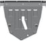 Защита картера и КПП SHERIFF для JEEP Cherokee V 2013-2.4 АТ 4wd, универсальная штамповка, AL 4 мм, с крепежом 3107 1