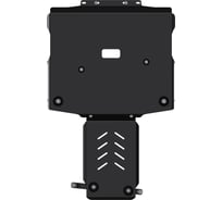 Защита картера и КПП SHERIFF для CHEVROLET Camaro 2016-2.0 АТ, гнутая, сталь 3 мм, с крепежом 3314