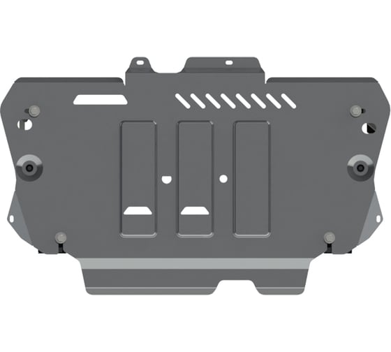 Защита картера и КПП SHERIFF для FORD Kuga 2014-2016 1.6 АТ 4wd/ 2.5 АТ 4wd/ FORD Kuga 2017-2020 1.5 АТ/ 2.5 АТ, универсальная штамповка, AL 4 мм, с крепежом 3367 1