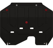 Защита картера двигателя и КПП SHERIFF сталь 1.8 мм для KIA Sportage (SL)-2010 / 2011 / 2012 / 2013 / 2014 / 2015 / HYUNDAI Ix35-2010 / 2011 / 2012 / 2013 / 2014 / 2 1780 V3