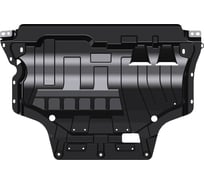 Защита картера двигателя и КПП SHERIFF сталь1.8 мм для VOLKSWAGEN Touran-2016 / 2017 / 2018 / 2019 / 2020 / 2021 / 2022-3707