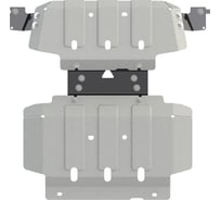 Защита картера SHERIFF для CHEVROLET Silverado 2019-6,6 V8 DURAMAX AT6 TD, универсальная штамповка, AL 4 мм, с крепежом 4367