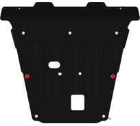 Защита картера и КПП SHERIFF для RENAULT Duster 2015-1.5TD AТ FWD, универсальная штамповка, сталь 2.0 мм, с крепежом 4268